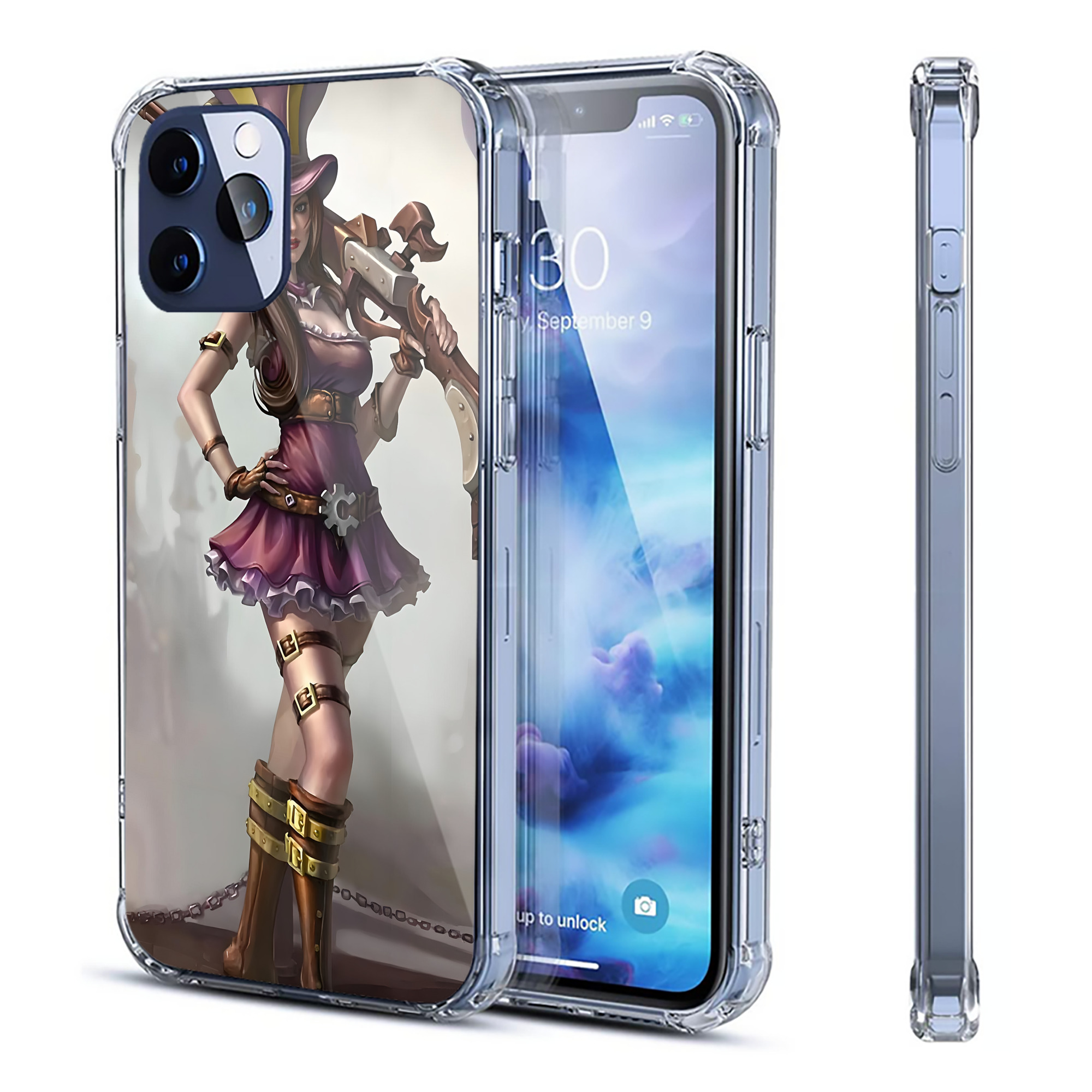 リーグ・オブ・レジェンド League of Legends LOL 【iPhone 12シリーズ対応】透明スマホケース（クリアソフトケース）